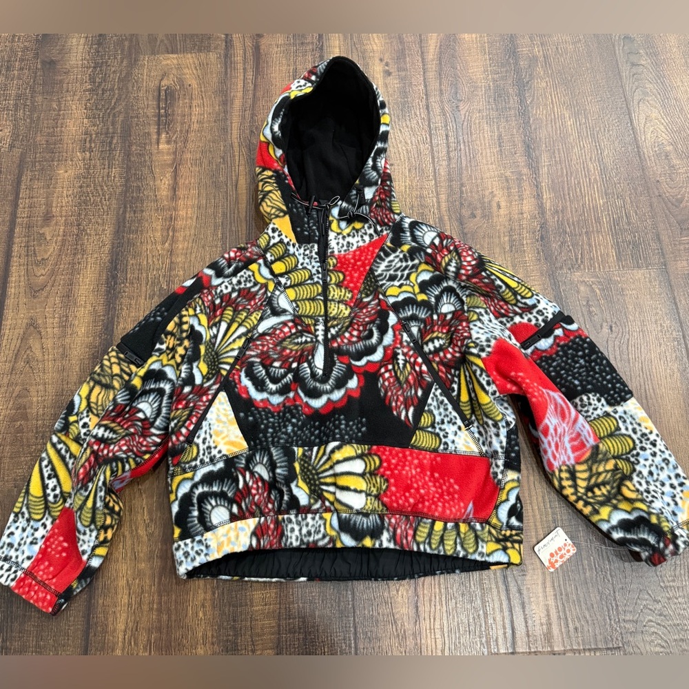 FP Movement Wild and Free Printed Free Pullover Hoodie- XS